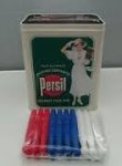 Vintage tin PERSIL + pegs