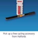 free cycling accessory from halfords with o2 priority. 