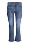 Womens Kick Flare Ankle Jeans