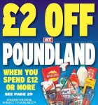 £2 off a £12 spend at Poundland voucher with Saturday's Daily Express