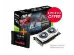 Asus GeForce GTX 950 OC 2GB + SanDisk Plus 120GB SSD