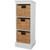 Hadley 3 Drawer Cabinet - White