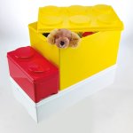 Yellow Block Storage Box