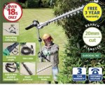 Electric pole hedge trimmer - 3 year guarantee Aldi in Wath upon Dearne