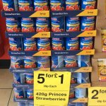 Princes strawberries tin 420g, x5