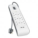 Belkin 6 way surge protector with 2 usbs extension