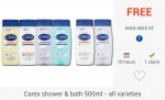 FREEBIE: Carex Shower & Bath Wash (500ml) via Checkoutsmart App