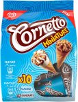 Cornetto Peanut Butter Love Ice Cream Cones / Choc 'n' Caramel Crunch (4 x 90ml)