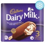 Cadbury Dairy Milk Ice Creams 3 X 100Ml