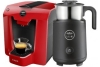 AEG Lavazza A Modo Mio Milk Frother & Coffee Machine Bundle Red (pay 1p for one of them)