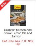Colmans Season & Shake Sauce Mixes TESCO - Six varieties (See Deal Description)