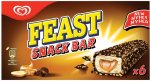 Wall's Feast Snack Bar Ice Creams (6 x 60ml) / £2.99 now 2 packs