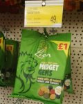 Lion Midget Gems the original & best a quarter