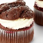 Morrisons Fresh Cream Cherry & Chocolate Muffins 2 per pack