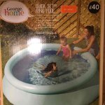 Asda quick set up ring pool includes filter pump