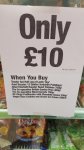 Co-op meal deal, half leg of lamb + trimmings + profiteroles & hagen dazs ice cream