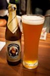 Franziskaner wheat beer a bottle
