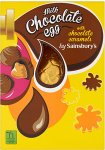 SAINSBURY'S Now all EASTER CHOCOLATE - Egg with Caramels