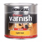Ronseal diamond hard varnish in various shades from Brooklyn Trading plus