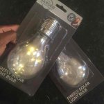 Firefly Solar light bulb