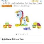 My little pony play doh &pound;5.99 (Prime)