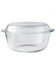 3 Litre Glass Casserole Dish + Lid C&C