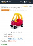 Little Tikes Classic Cozy Coupe Ride-on