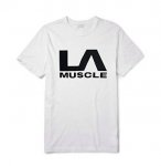 LA Muscle Exclusive White T-Shirt Medium, Super Comfortable Fit, Stylish Looking, Perfect Fit. Yours While Stocks Last 99p @ Amazon / The Official LA Muscle Outlet