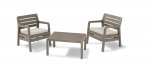 Allibert Delano 2 Seater Set - Cappuccino with Sand cushions @ Amazon Deal Of The Day