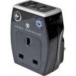 Masterplug Surge Protected USB Charging Adaptor