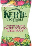 Kettle Vegetable Chips (125g) (Fried Parsnip, Sweet Potato and Beetroot Chips, Lightly Salted.)