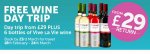 Day trip to France + 6 Bottles of wine from £29.00pp RETURN