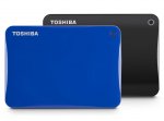 Toshiba Canvio Connect II Portable Hard Drive - 2TB Black/Blue
