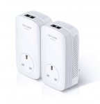 TP-LINK AV1200 Gigabit Pass-through Powerline Adapter Starter Kit