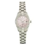 Sekonda Ladies Pink Sunray Dial Stone Set Watch