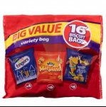 Cadbury big value biscuit variety bag