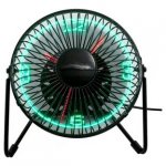 LED desk top clock fan