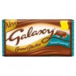 Galaxy Salted Caramel Block &pound;0.70 / Malteser Box (100g) &pound;0.80 / Galaxy Large Block. (100g)
