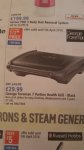 George Foreman 7 portion grill-black