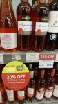 20% off all still rose wines inc existing promotions with my waitrose card and when buying 6 bottles
