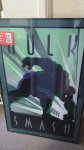 Hulk Art Deco Print on Wood 24 x 36 inches