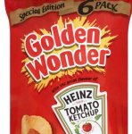 Golden Wonder Heinz Ketchup Crisps 6 Pk