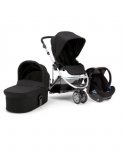 Mamas & Papas Zoom Trio 4 piece bundle inc Pushchair, CBX Car Seat, Carrycot & Adaptors Del with code