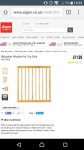 Wooden baby gate