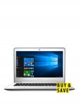 Lenovo Ideapad 500S Intel® Core™ I5 Processor, 8Gb RAM, 128Gb SSD Hard Drive, 13.3 Inch Full HD Laptop - White