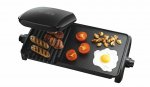 George Foreman Entertaining 10 Portion Grill And Griddle 18603 Health Grill - Black