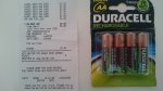 2400mAh AA Duracell Rechargeable