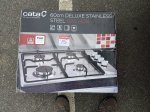 Cata 60cm Deluxe stainless steel 4 gas burner hob