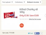 8 x KitKat chunky or 4 finger