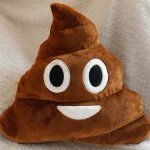 Emoji poo cushions